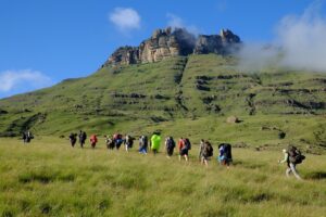 British School of Kuwait, Gold Duke of Edinburgh Award in South Africa, DofE in the Drakensberg